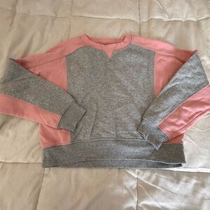 SO Light Pink Cropped Crewneck Sweatshirt